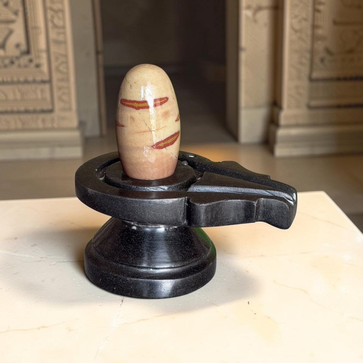 Authentic 2 Inch Narmadeshwar Shivling variant_title for pooja mandir