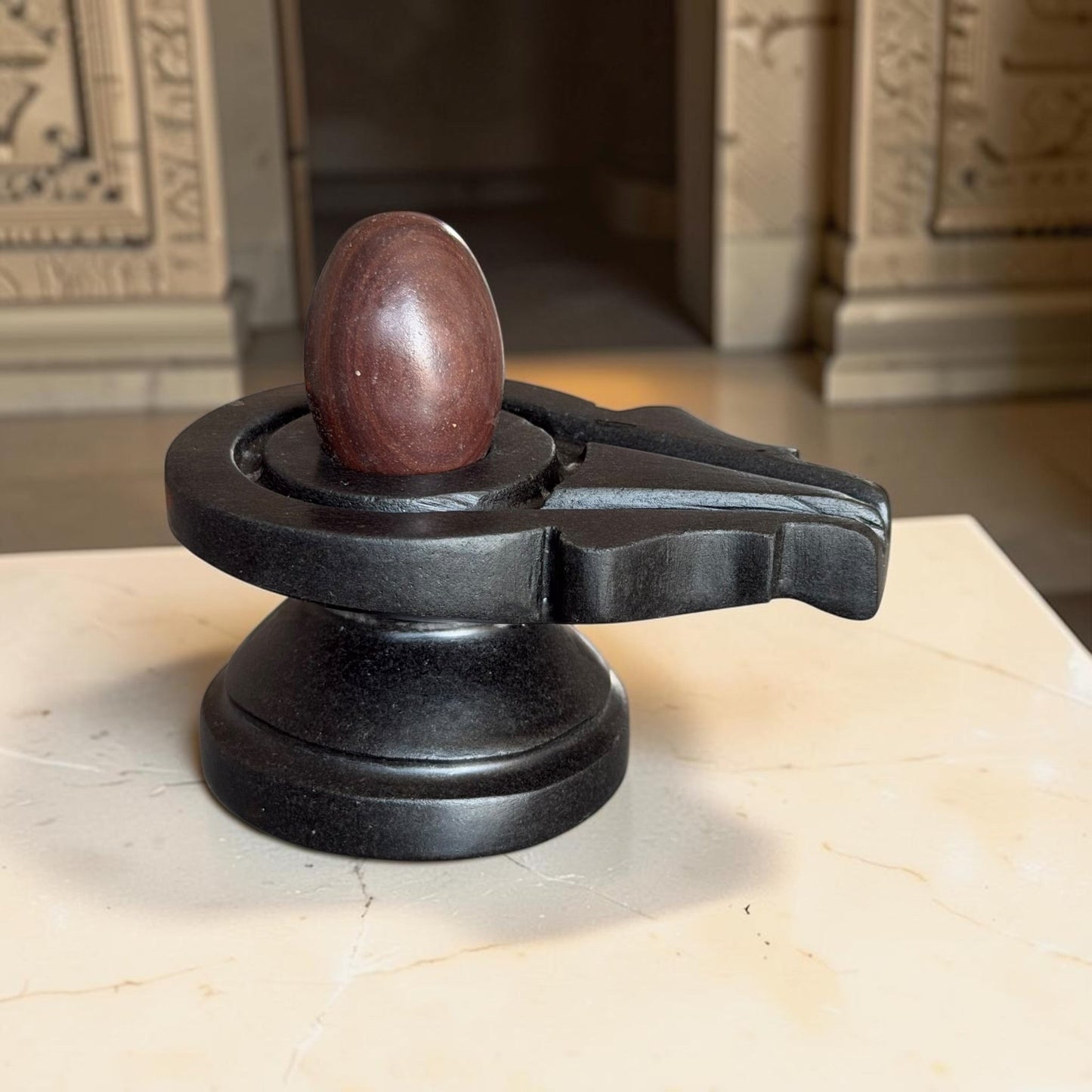 Authentic 2 Inch Narmadeshwar Shivling variant_title for pooja mandir