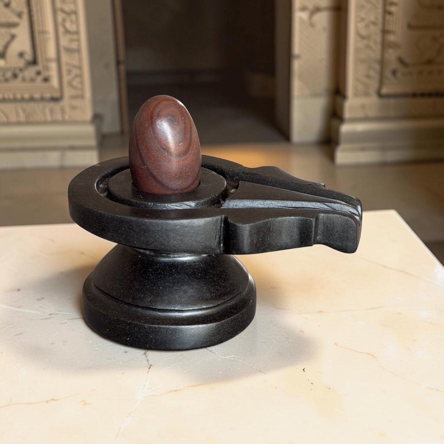 Authentic 2 Inch Narmadeshwar Shivling variant_title for pooja mandir
