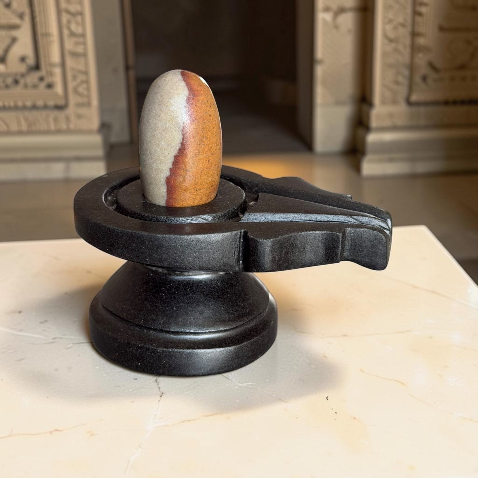 Authentic 2 Inch Narmadeshwar Shivling variant_title for pooja mandir