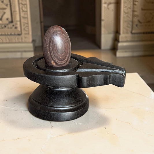 Authentic 2 Inch Narmadeshwar Shivling variant_title for pooja mandir