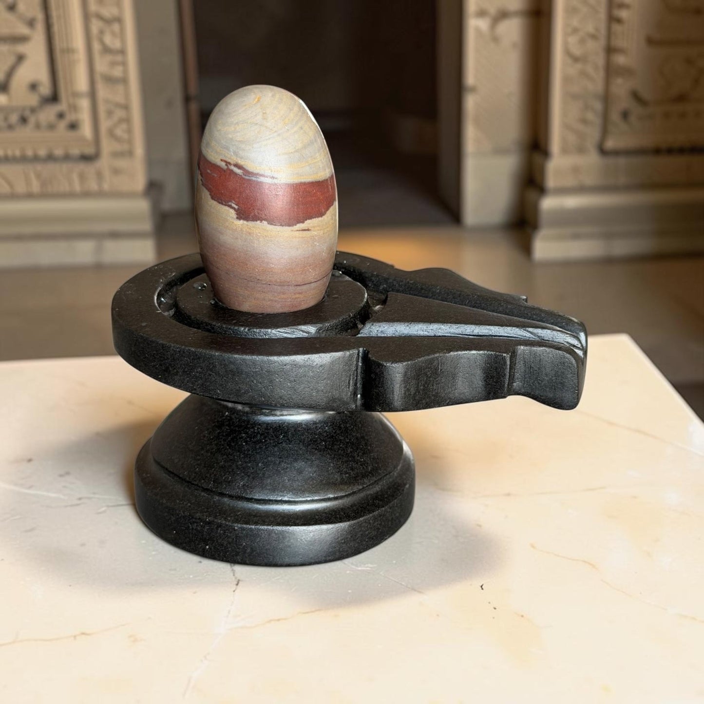 Authentic 2 Inch Narmadeshwar Shivling variant_title for pooja mandir