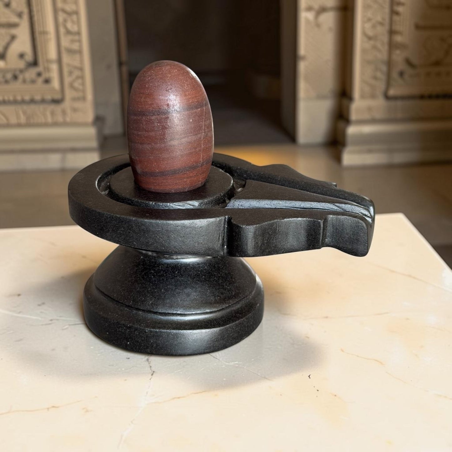 Authentic 2 Inch Narmadeshwar Shivling variant_title for pooja mandir