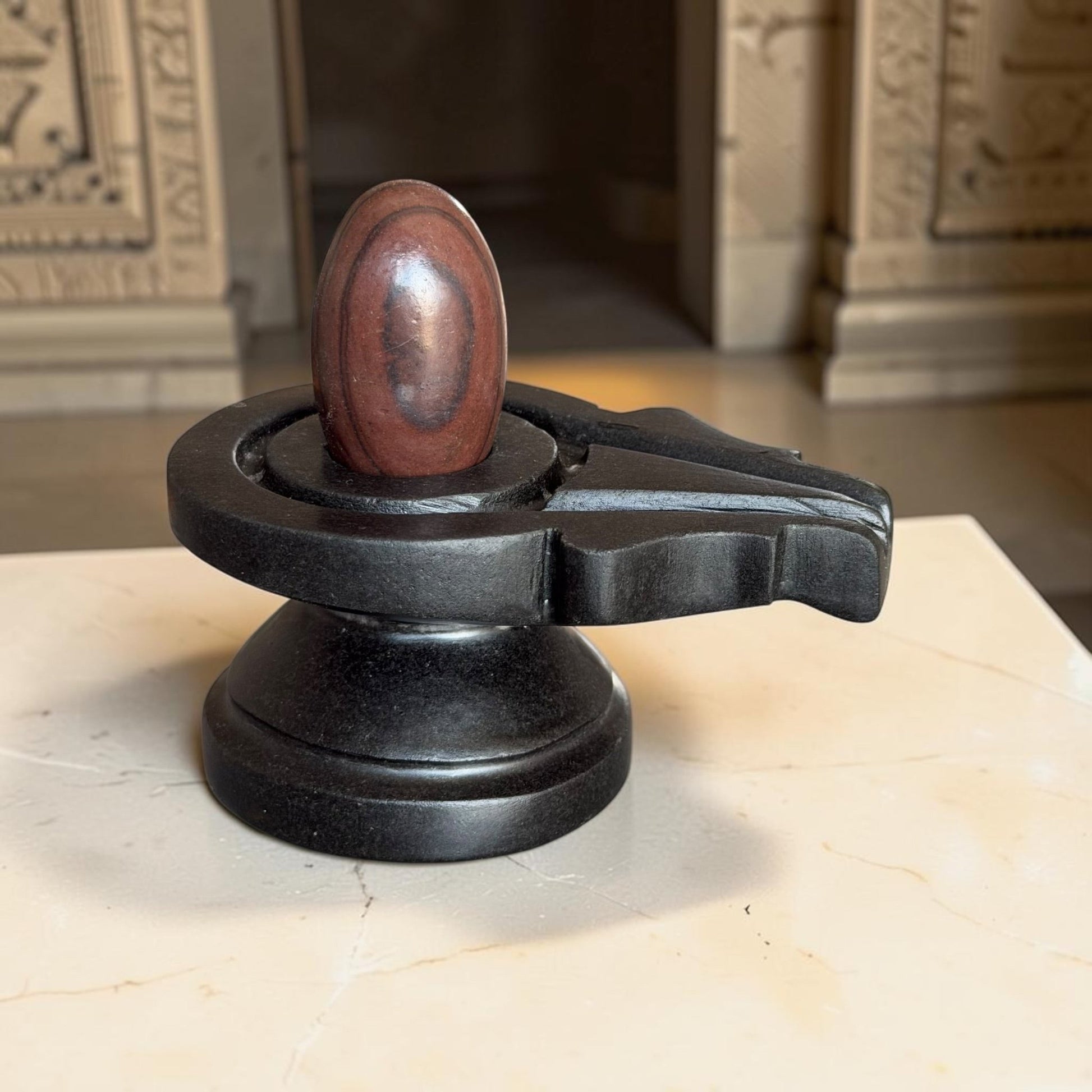 Authentic 2 Inch Narmadeshwar Shivling variant_title for pooja mandir