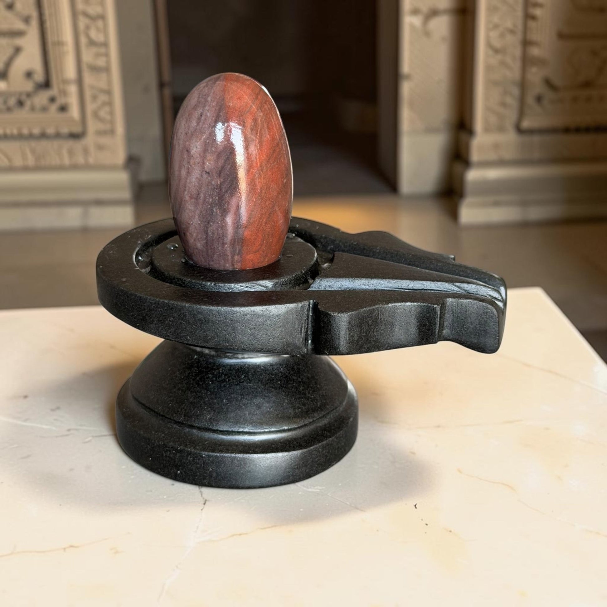 Authentic 2 Inch Narmadeshwar Shivling variant_title for pooja mandir