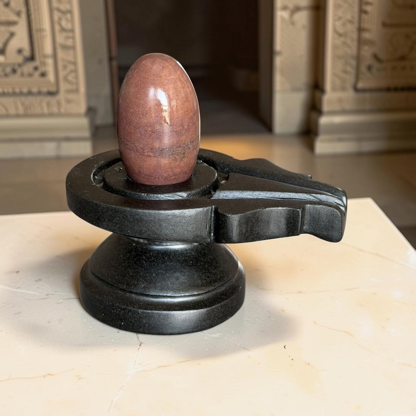 Authentic 2 Inch Narmadeshwar Shivling variant_title for pooja mandir