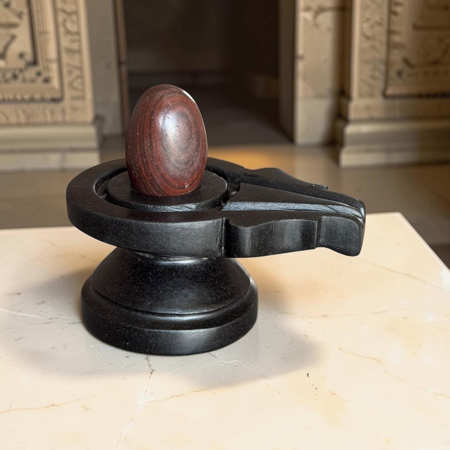 Authentic 2 Inch Narmadeshwar Shivling variant_title for pooja mandir