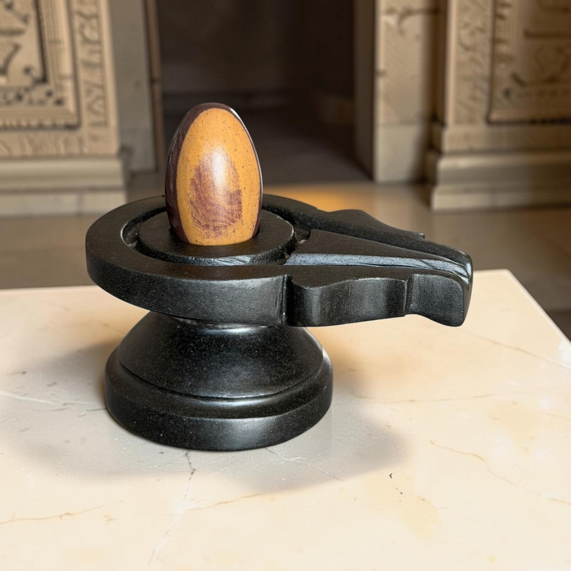 Authentic 2 Inch Narmadeshwar Shivling variant_title for pooja mandir