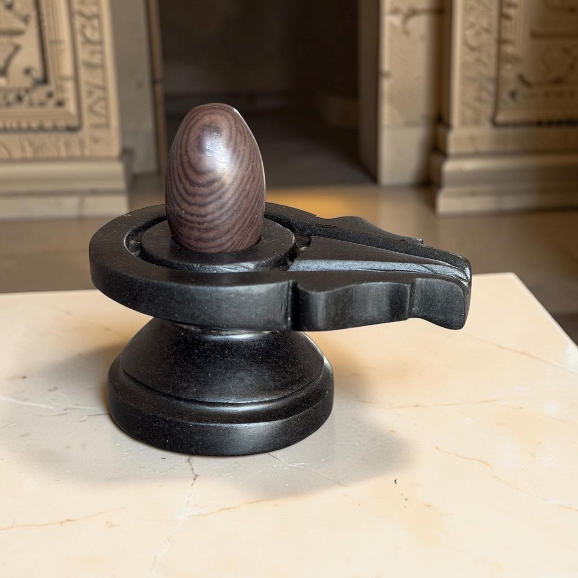 Authentic 2 Inch Narmadeshwar Shivling variant_title for pooja mandir