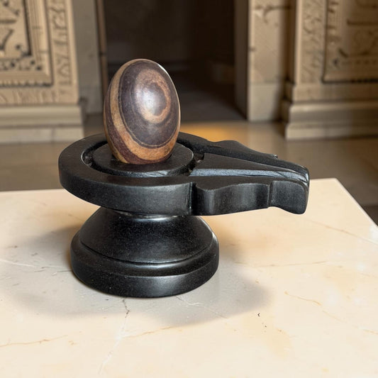 Authentic 2 Inch Narmadeshwar Shivling variant_title for pooja mandir