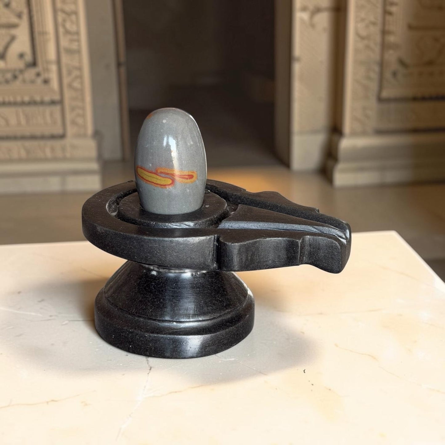 Authentic 2 Inch Narmadeshwar Shivling variant_title for pooja mandir