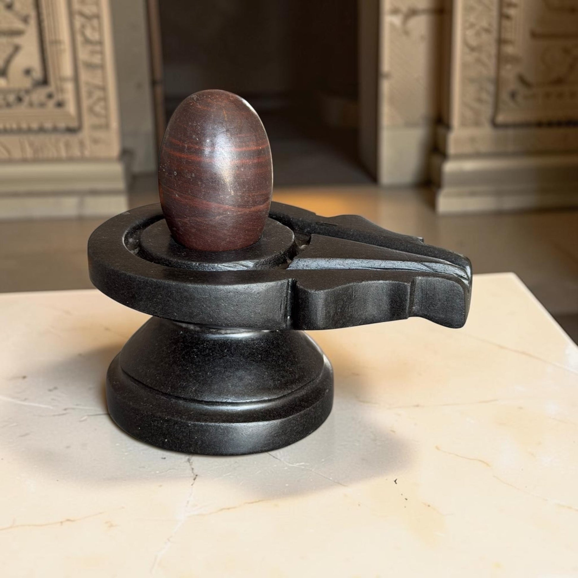 Authentic 2 Inch Narmadeshwar Shivling variant_title for pooja mandir