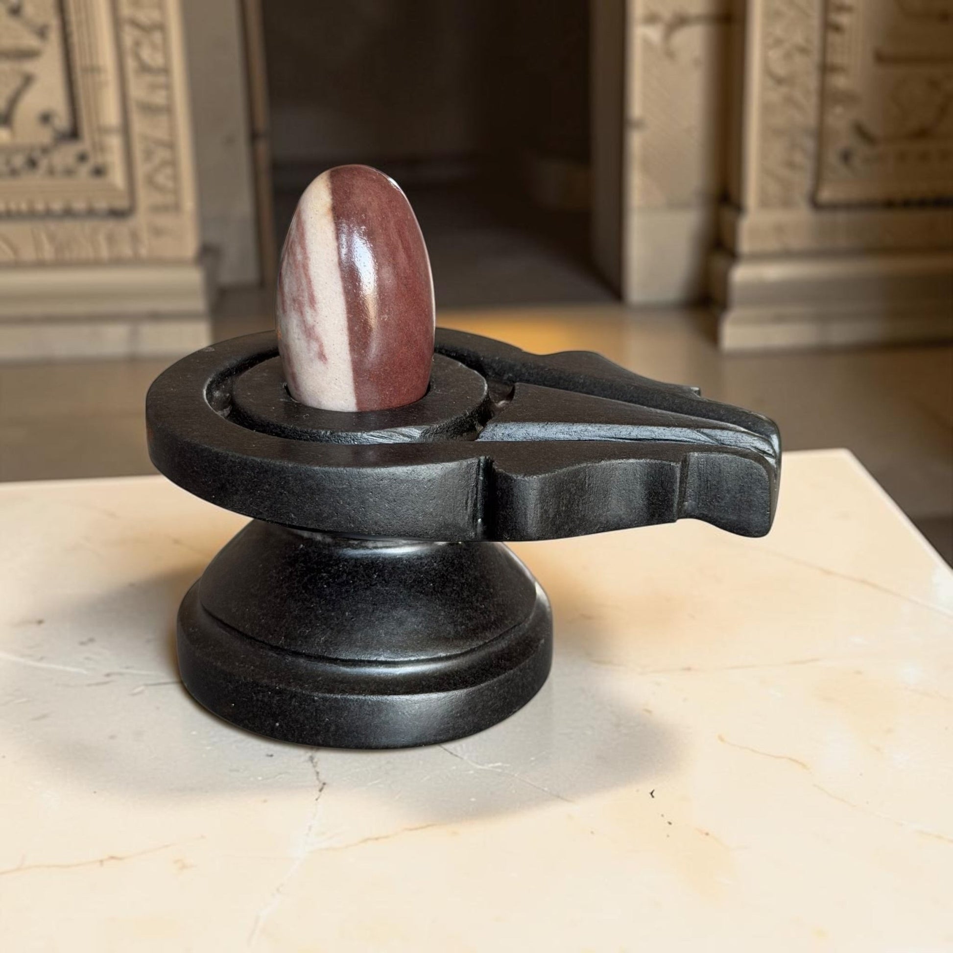 Authentic 2 Inch Narmadeshwar Shivling variant_title for pooja mandir
