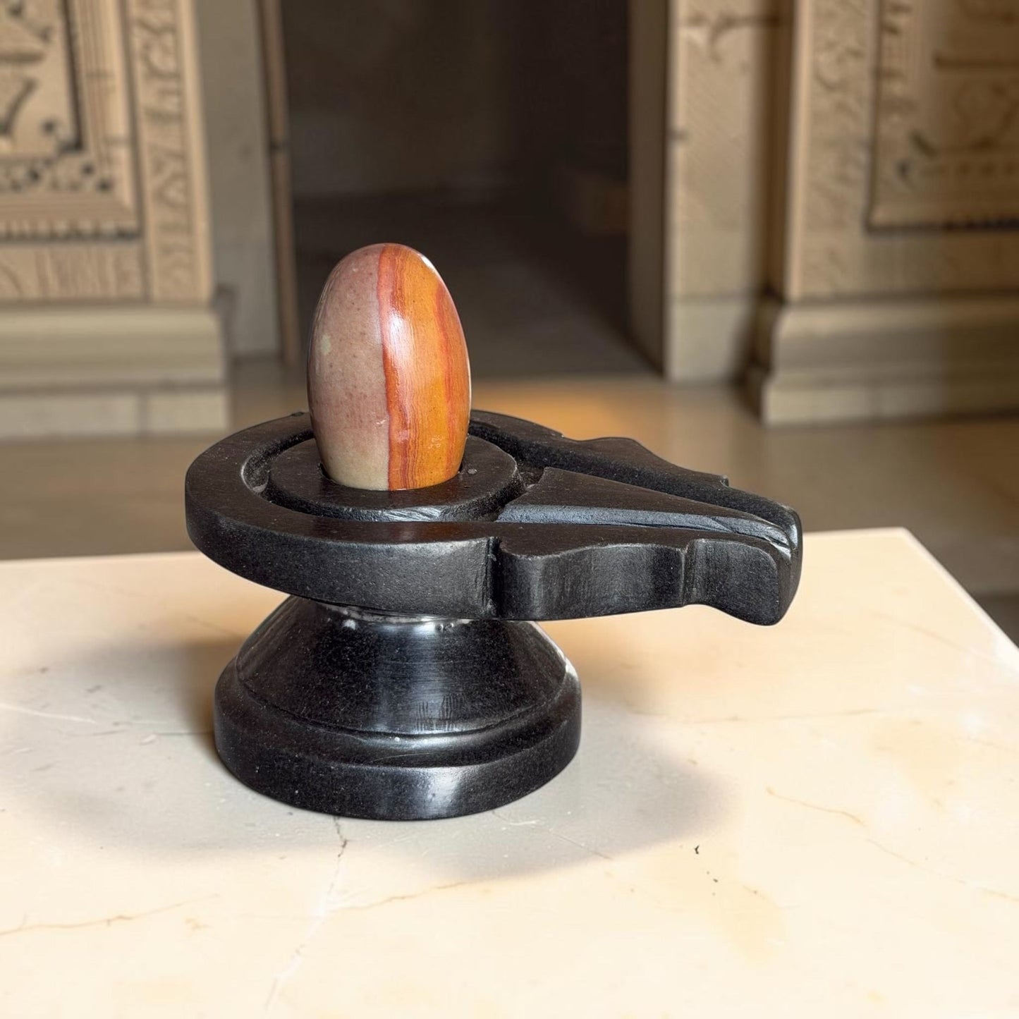 Authentic 2 Inch Narmadeshwar Shivling variant_title for pooja mandir