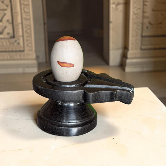 Authentic 2 Inch Narmadeshwar Shivling variant_title for pooja mandir
