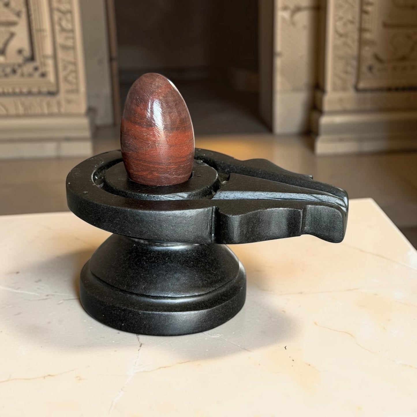 Authentic 2 Inch Narmadeshwar Shivling variant_title for pooja mandir
