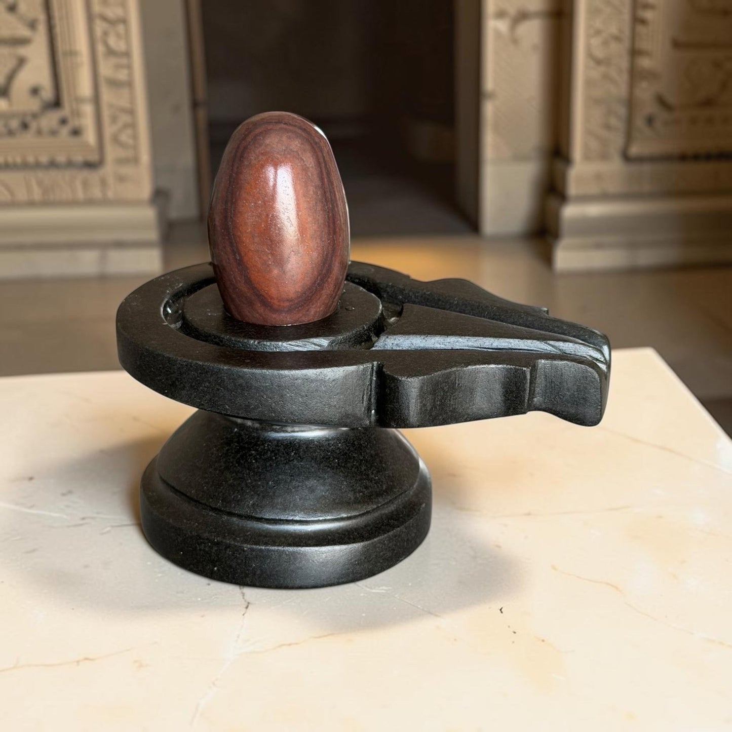 Authentic 2 Inch Narmadeshwar Shivling variant_title for pooja mandir