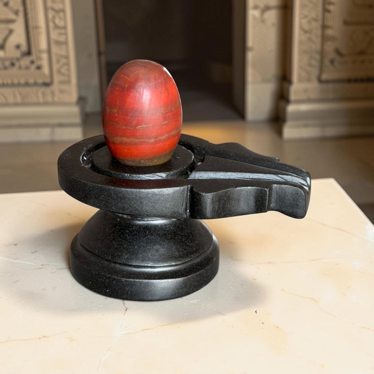Authentic 2 Inch Narmadeshwar Shivling variant_title for pooja mandir