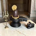 Authentic 2 Inch Narmadeshwar Shivling with Naag, Trishul & Nandi