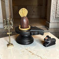 Authentic 2 Inch Narmadeshwar Shivling with Naag, Trishul & Nandi