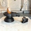 Authentic 2 Inch Narmadeshwar Shivling with Nandi
