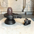 Authentic 2 Inch Narmadeshwar Shivling with Nandi
