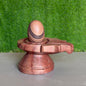 Narmadeshwar Shivling 2 Inch with 4 Inch Jaladhari - Original Narmada River Stone variant_title for pooja mandir
