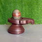 Narmadeshwar Shivling 2 Inch with 4 Inch Jaladhari - Original Narmada River Stone variant_title for pooja mandir